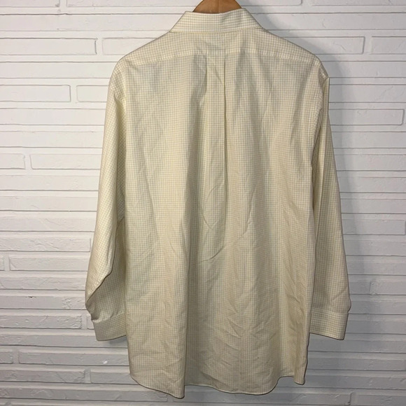 Brooks Brothers Yellow Checkered Cotton The Original Polo Shirt, Men’s Size XXL - Picture 5 of 8